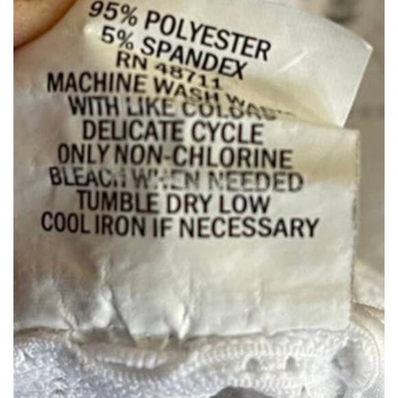 Wave Zone Womens White Swim Cover Up Top Small - Picture 4 of 9